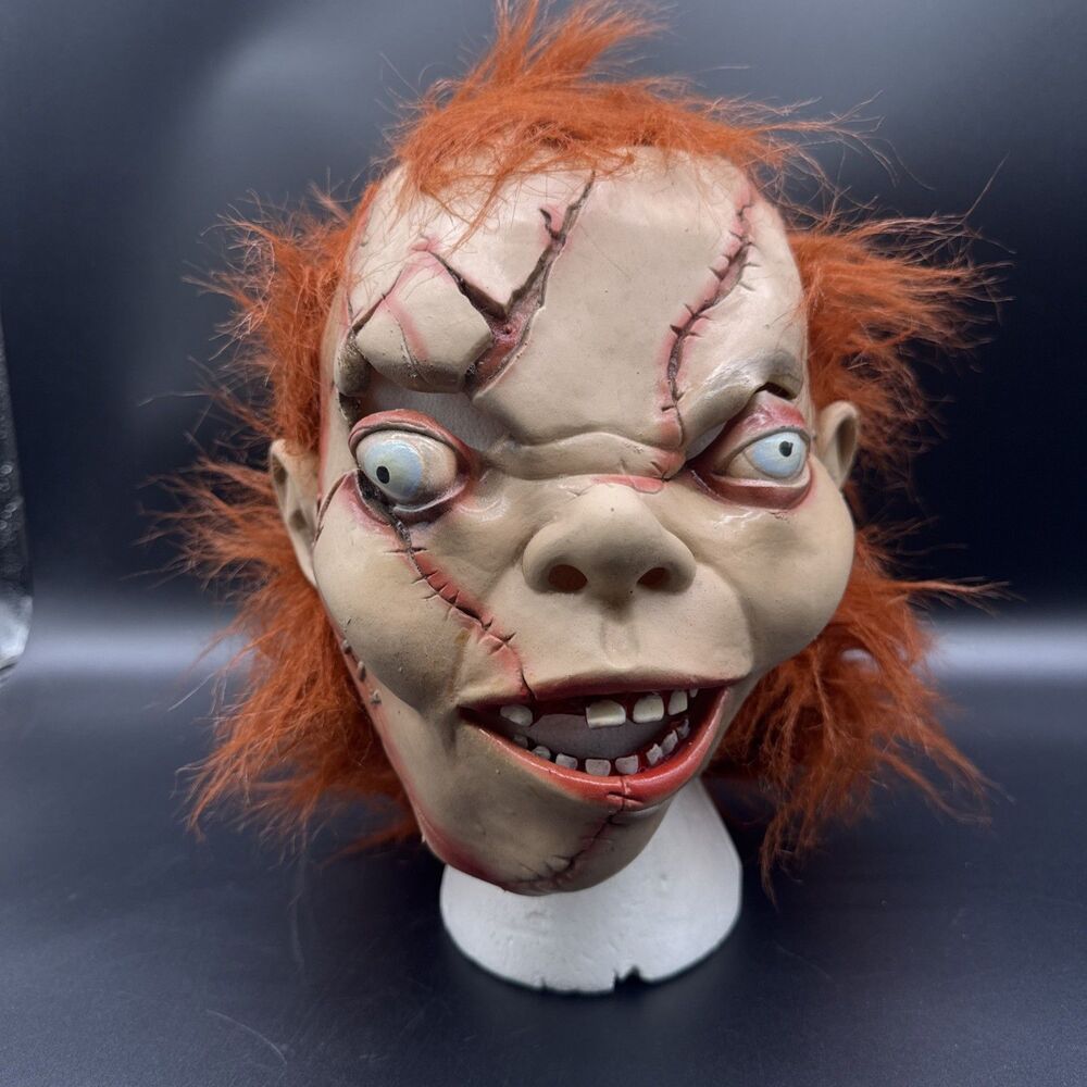 Halloween Seed OF CHUCKY 2004 SCARRED CHUCKY Latex Mask